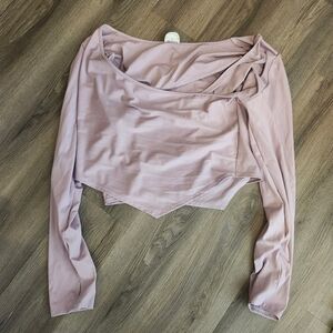 Arula Crop Top Wrapped Shirt